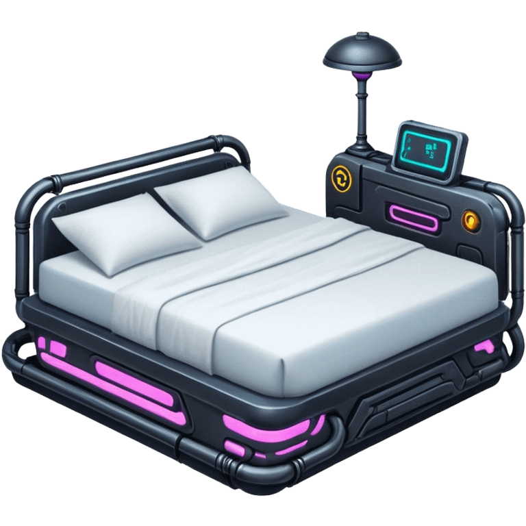 Cyberpunk bed emoji