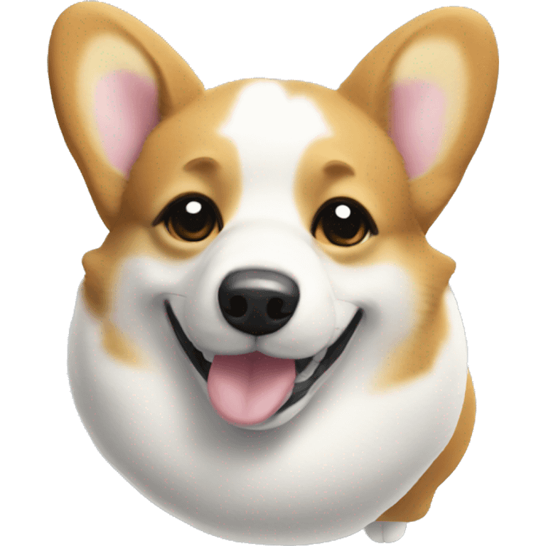 Corgi winter cozy emoji