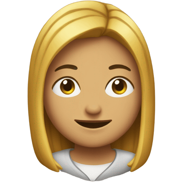 chica con paño  emoji