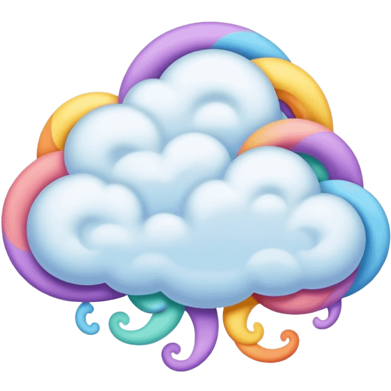 cloud of thoughts
 emoji