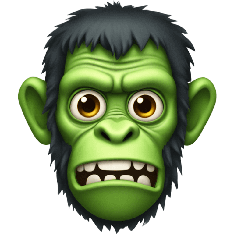 Frankenstein monkey emoji