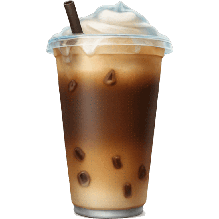 Iced coffee emoji