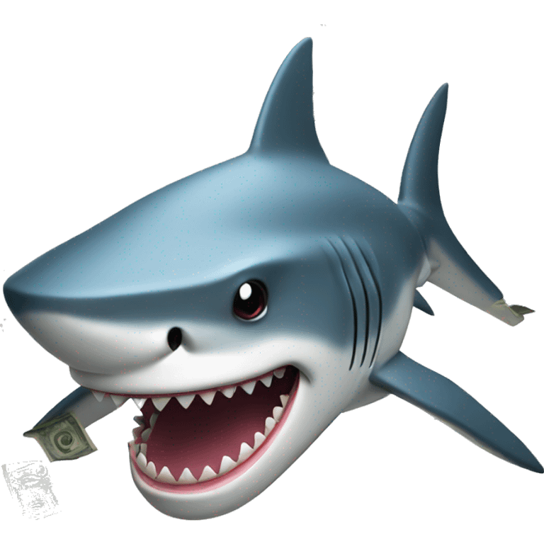 shark with money emoji