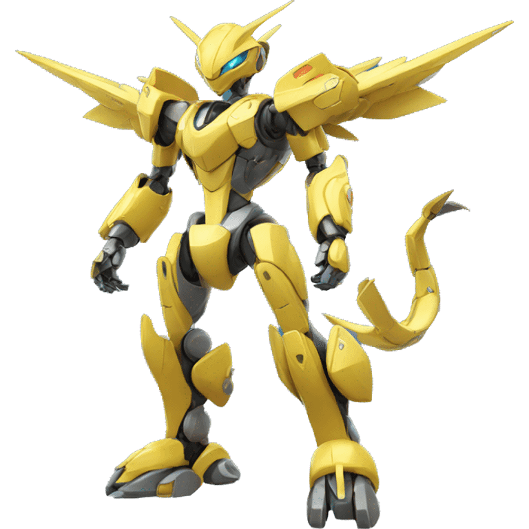 Futuristic Mechanical Pokémon-Medabot-Dragon full body emoji