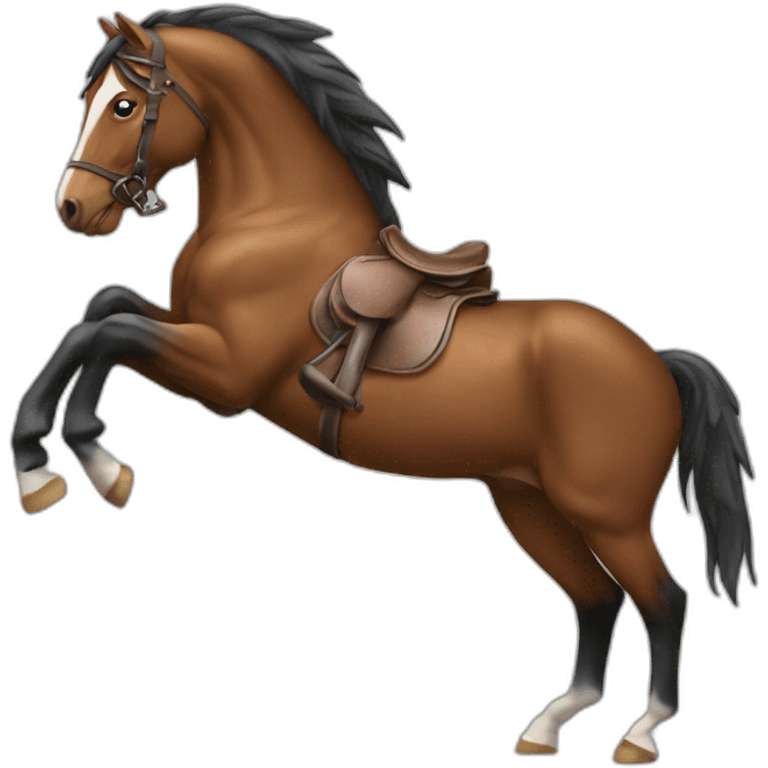 Cheval qui saute  emoji