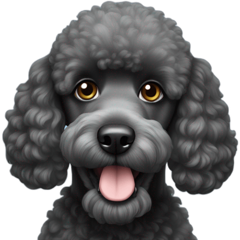 black poodle stanley emoji