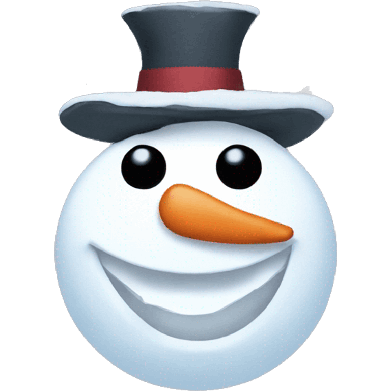 aesthetic snowman emoji