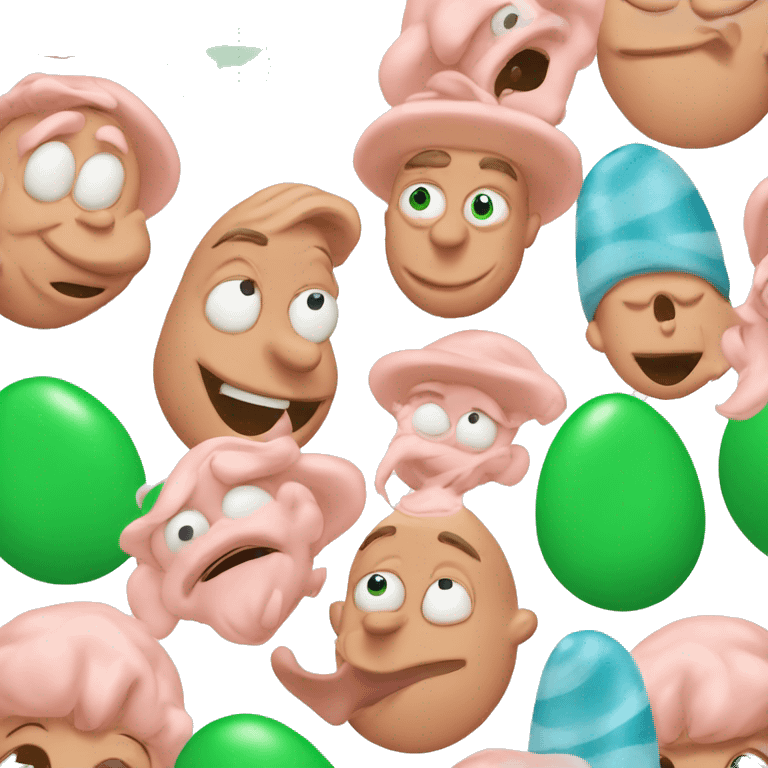 green eggs and ham dr Seuss emoji