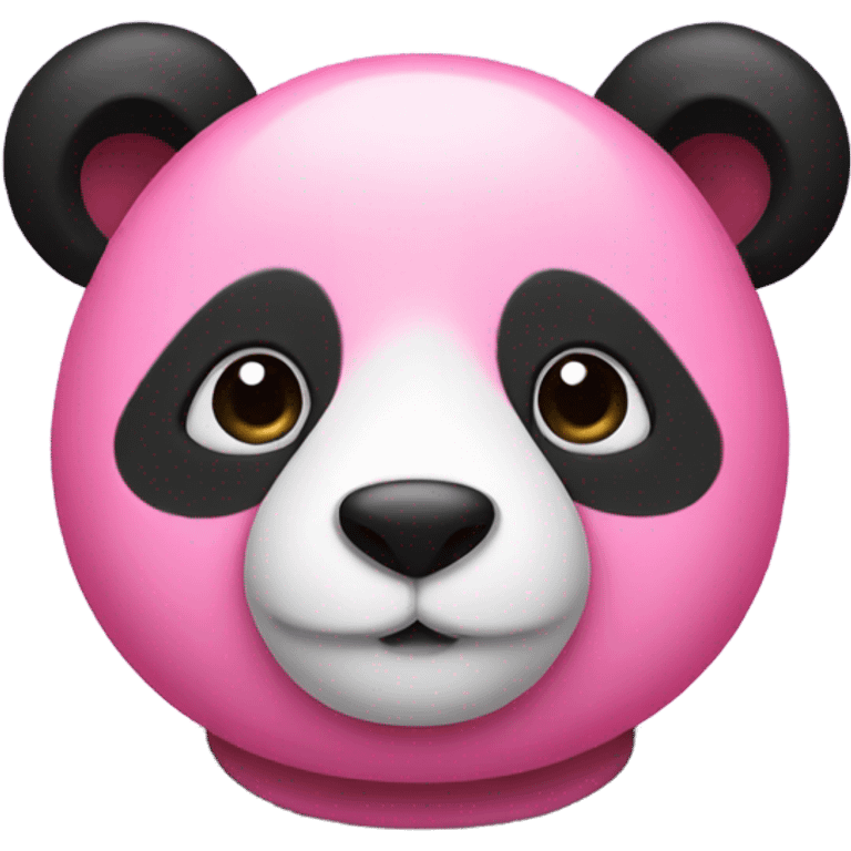 Pink panda emoji