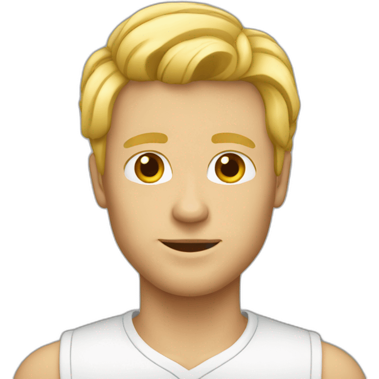 blond man laywer emoji