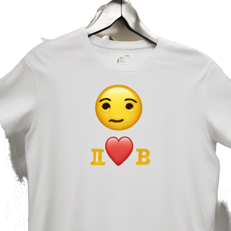 T-shirt with the inscription “I ❤️lera ” emoji