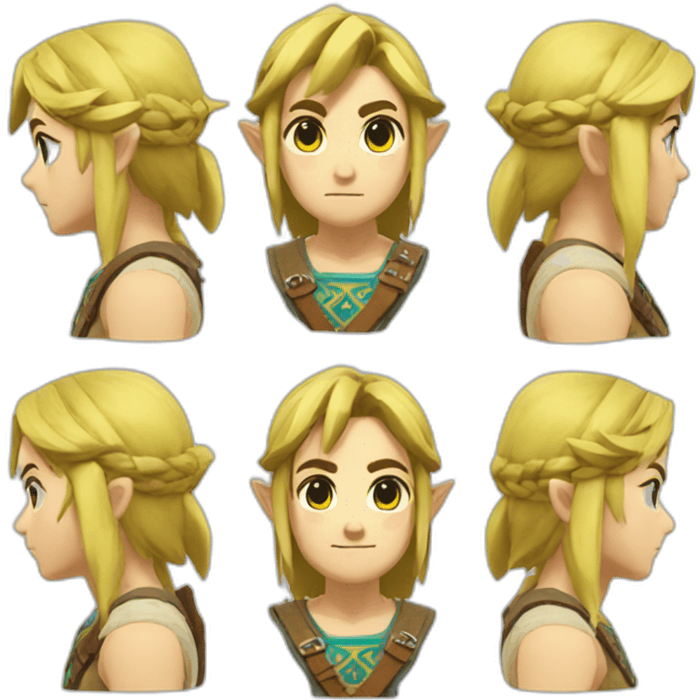 Link zelda breath of the wild emoji