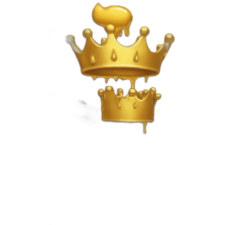 dripping crown emoji