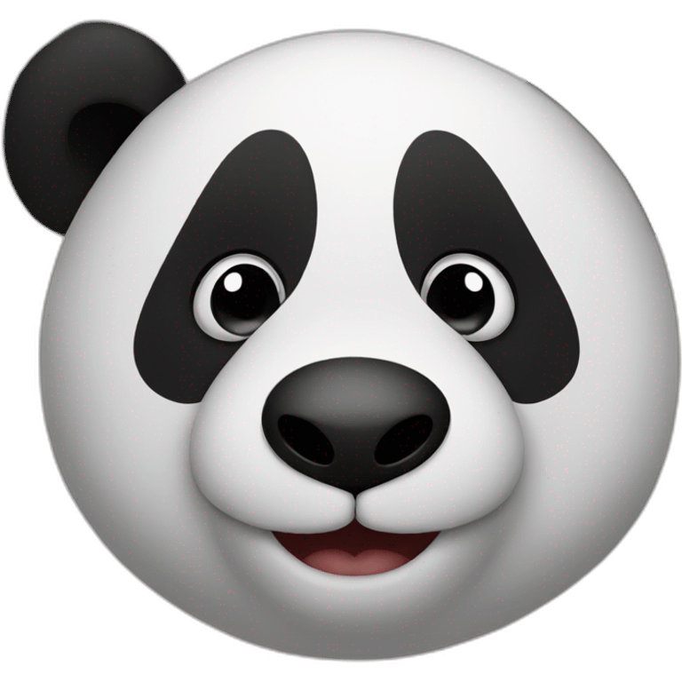 Panda love emoji