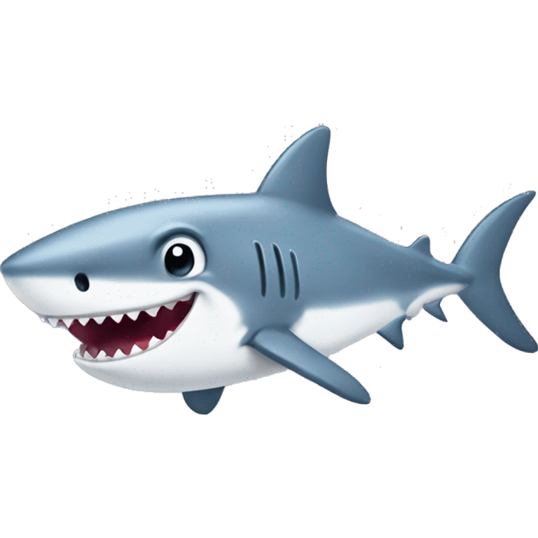 Cute shark emoji