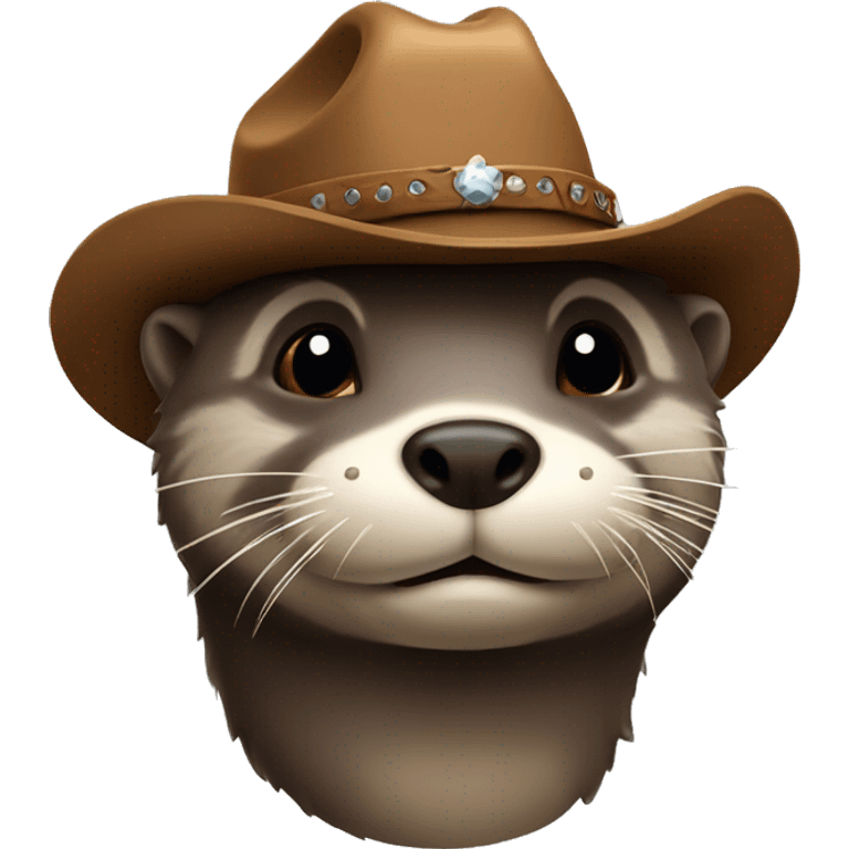 otter with cowboy hat emoji