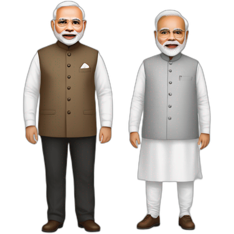 Narendra modi and Georgia  emoji