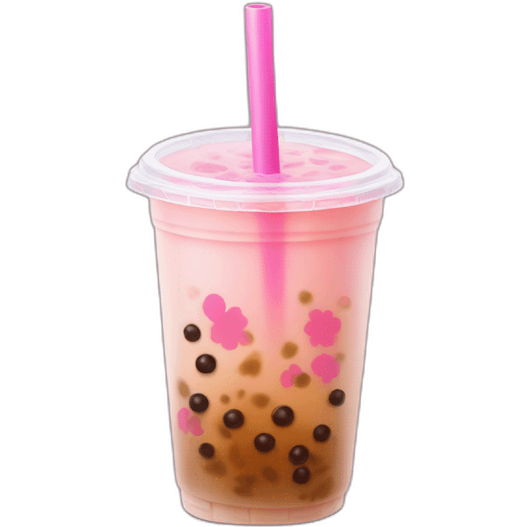 sakura bubble tea emoji