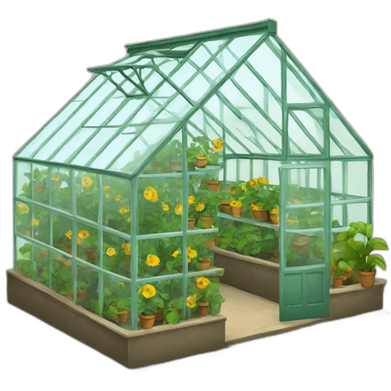 Greenhouse emoji