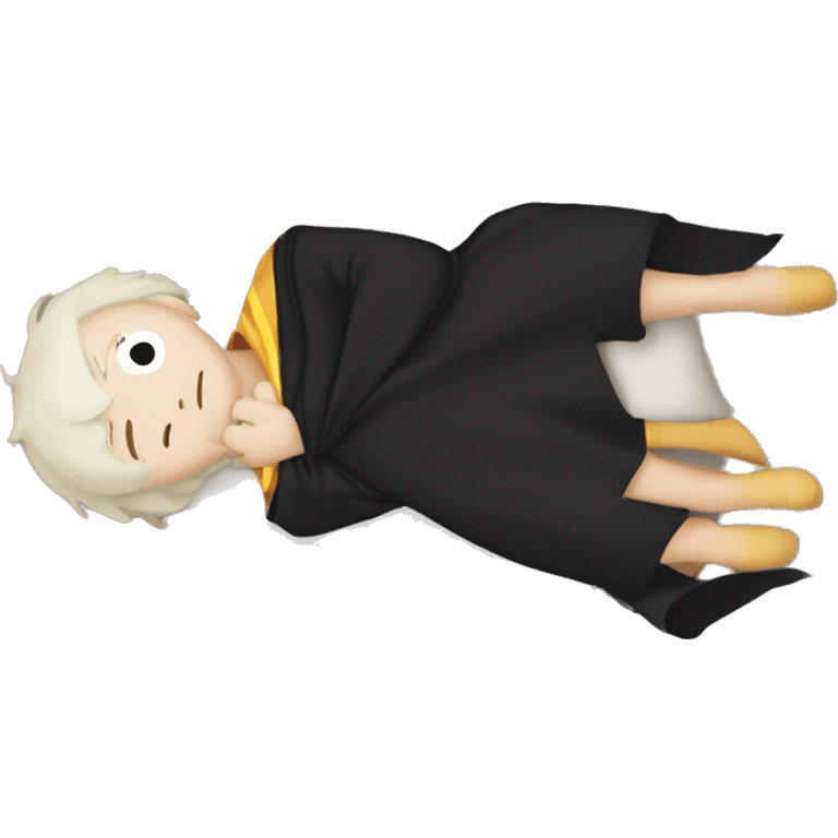 face down Harry Potter robe Person lying down face down emoji