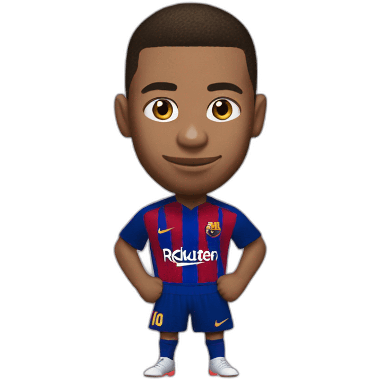 mbappe boxe messi emoji