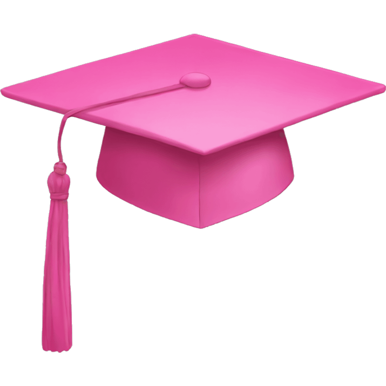 pink graduation cap (no face) emoji