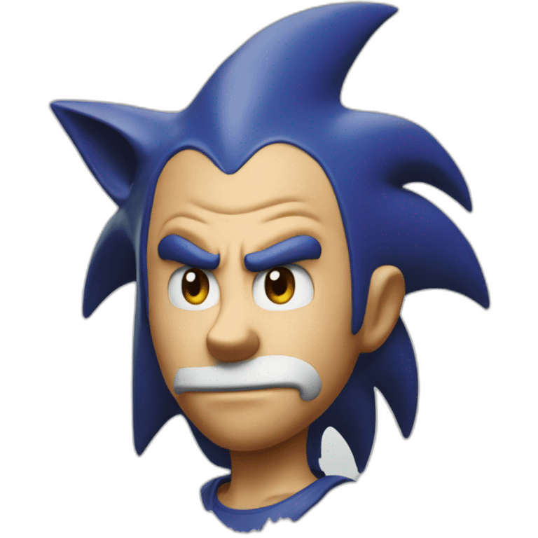 Sonic different emoji