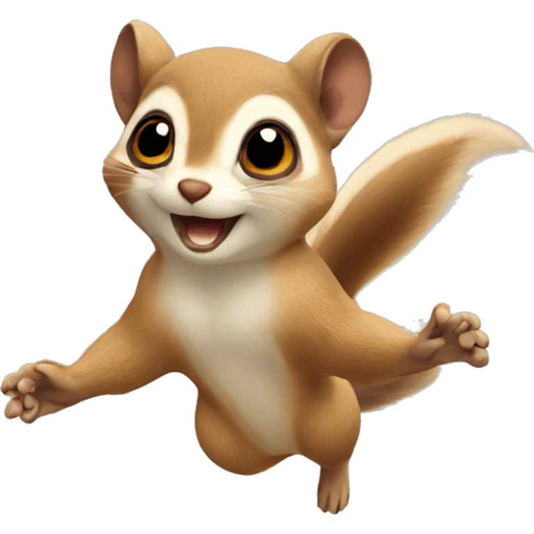 Flying squirrel emoji