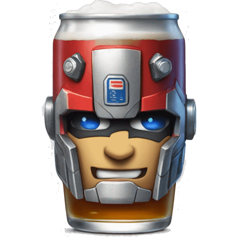 OPTIMUS TOMANDO CERVEZA emoji