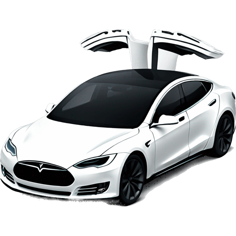 modern Tesla connecte emoji