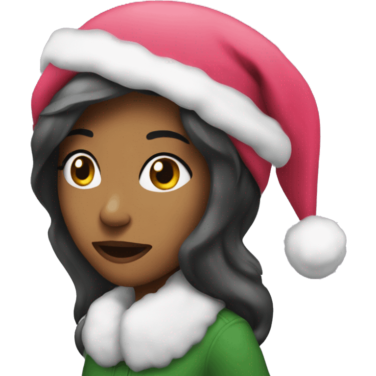 Rosa christmas emoji