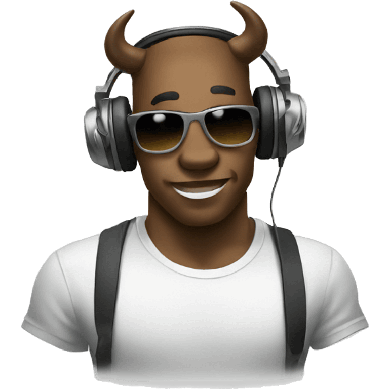 Dj bull emoji