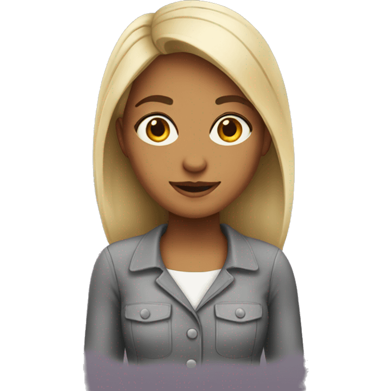 girl go to the work  emoji