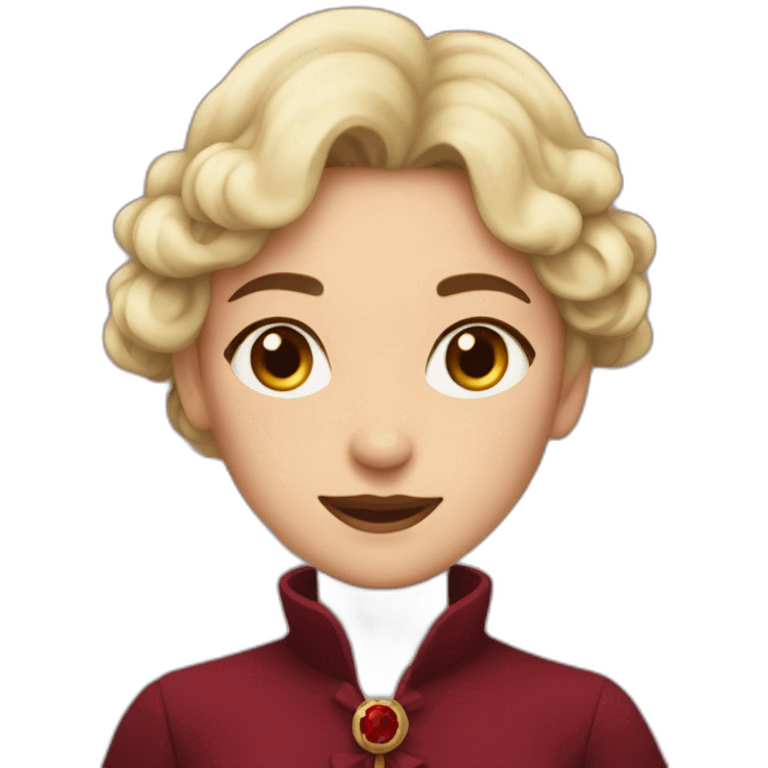 ruby of anne with an e emoji