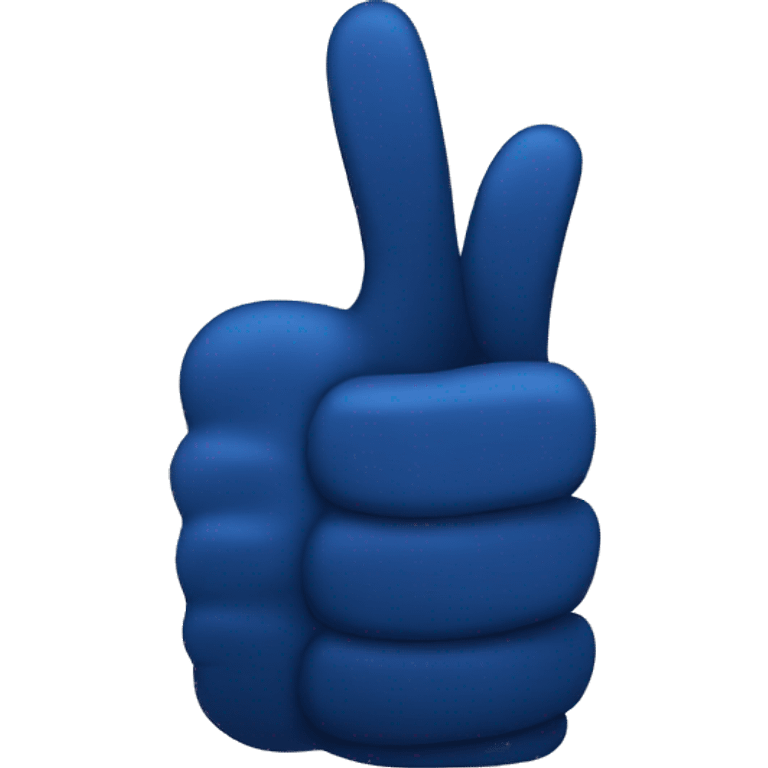 DARK BLUE Thumbs up emoji