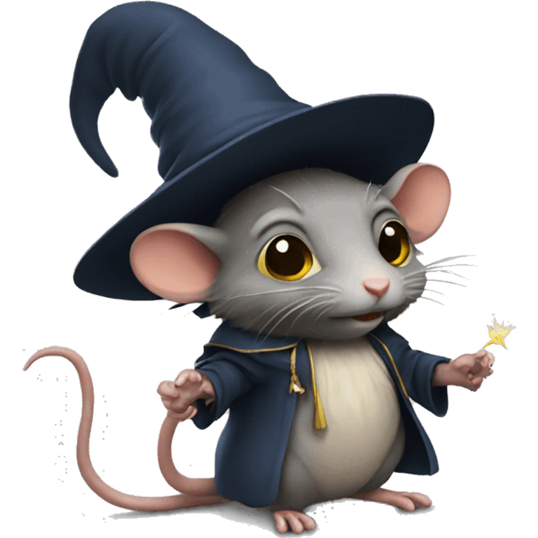 Rat wizard emoji