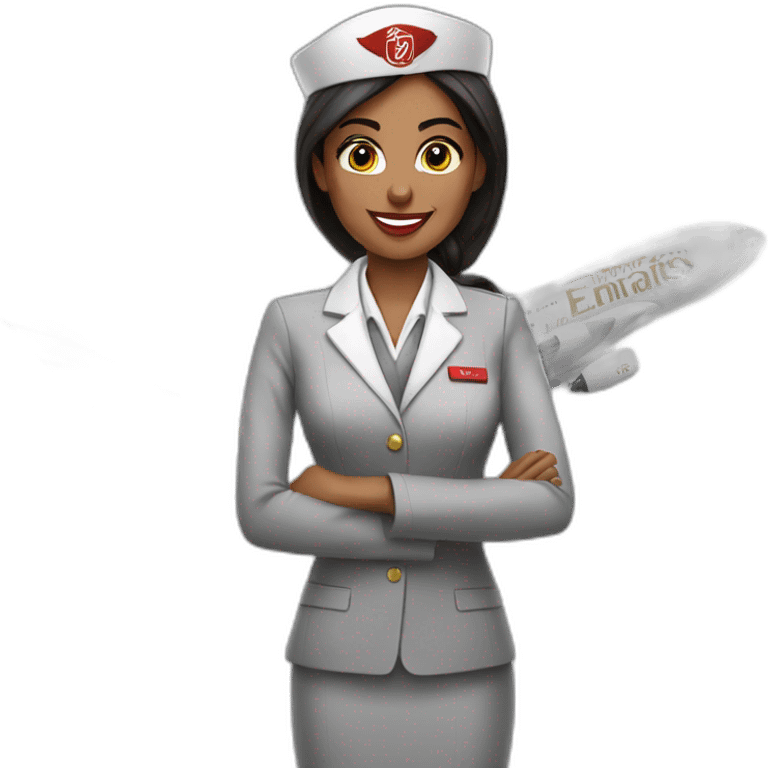 emirates flight attendant emoji