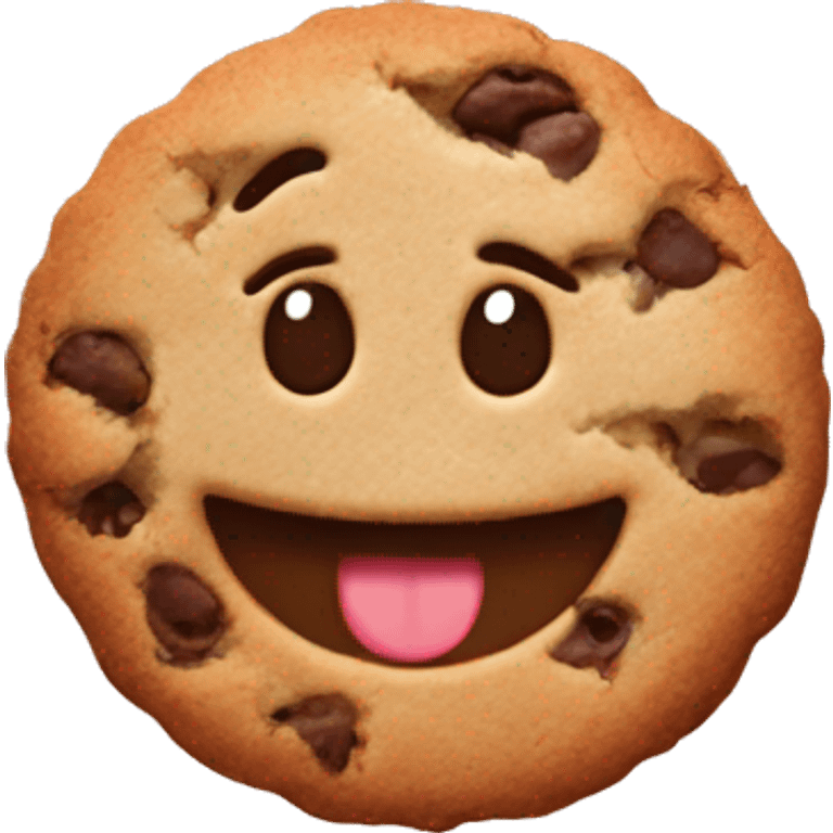 happy cookie emoji