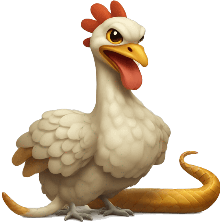 Snake chicken rabbit emoji