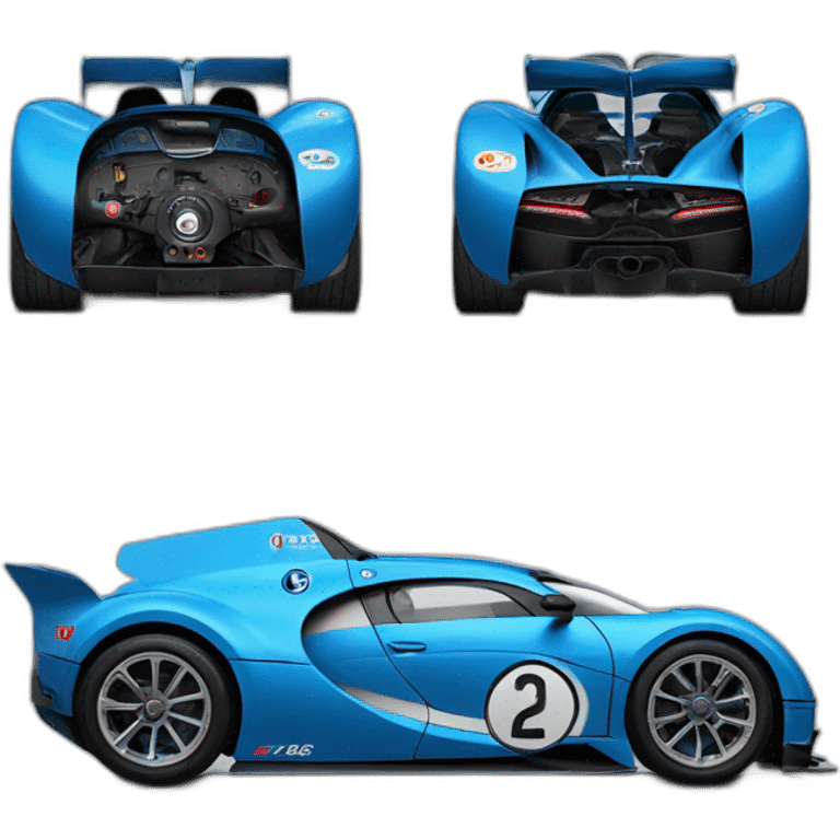 Bugatti bolide emoji