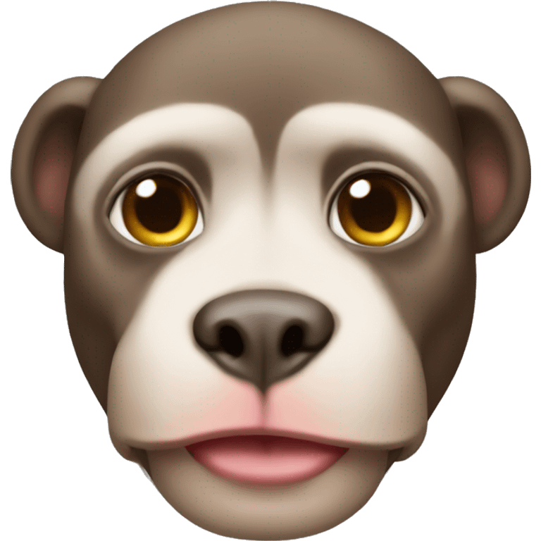 monkey mixed with pitbull emoji