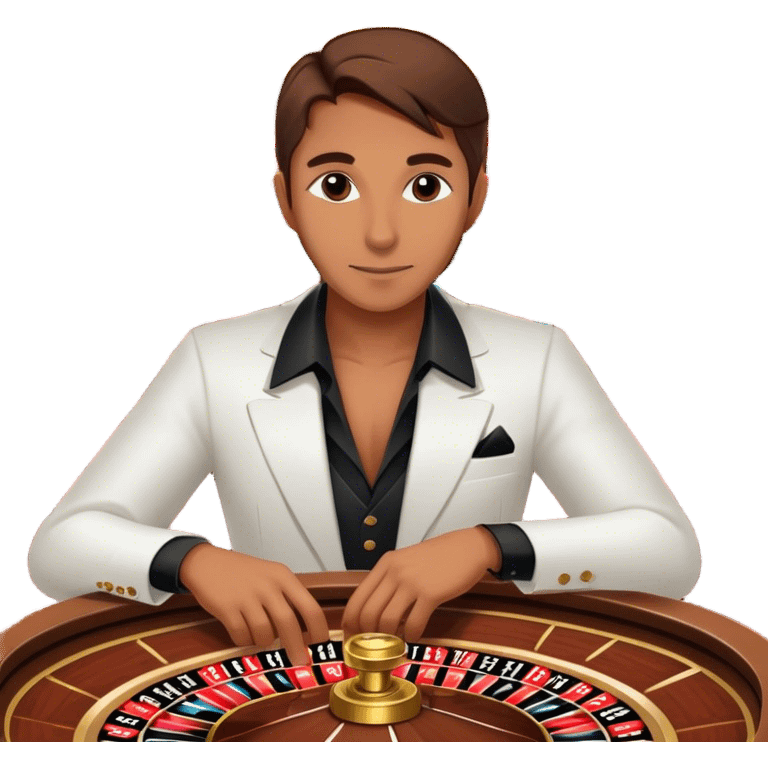 croupier roulette emoji