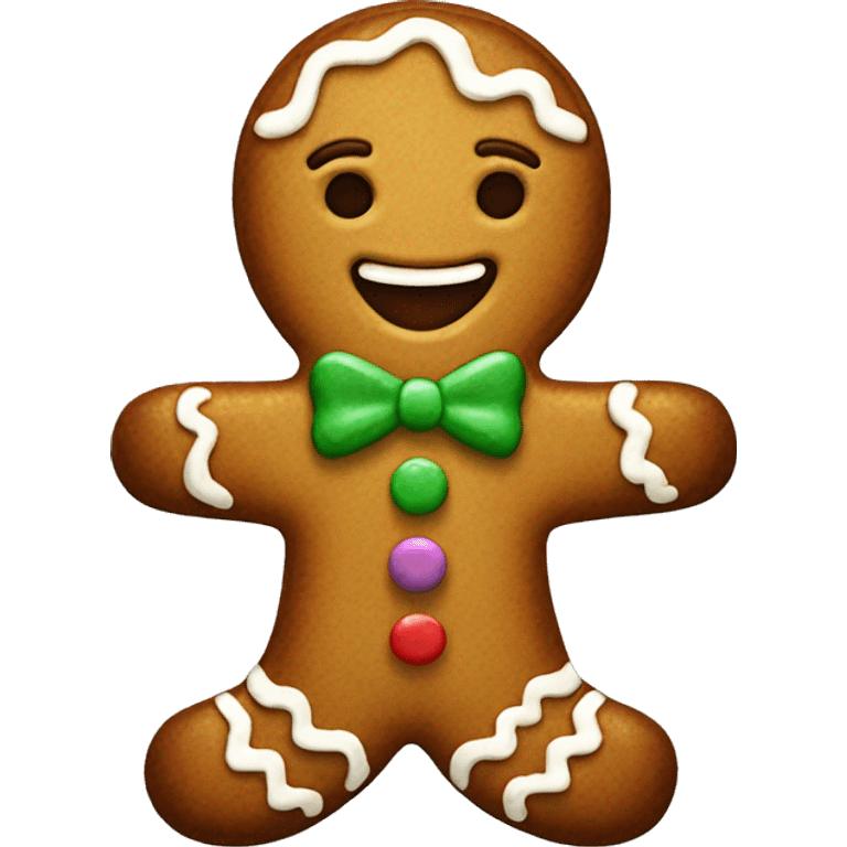 Gingerbread man  emoji