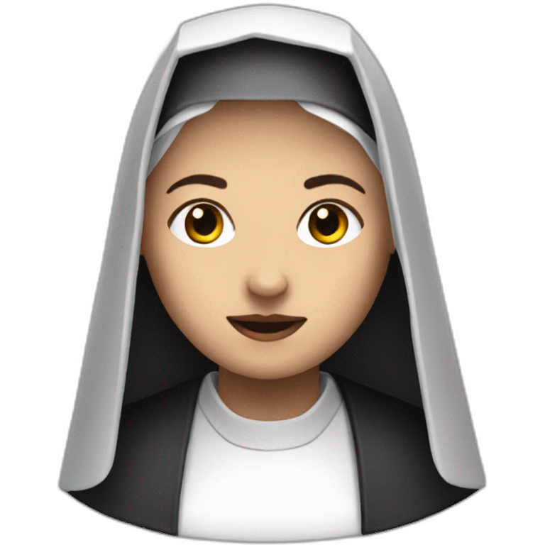 The nun emoji emoji