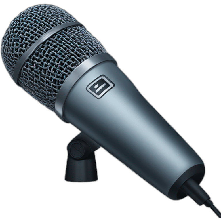 Shure microphone emoji