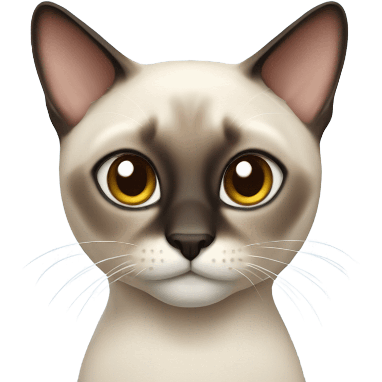 Siamese cat male emoji