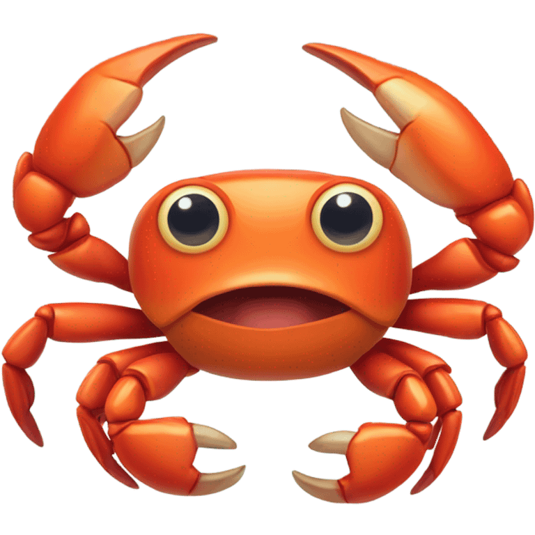 Cute crab emoji