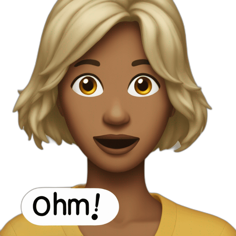 janice from friends saying "OH MY GOD" emoji