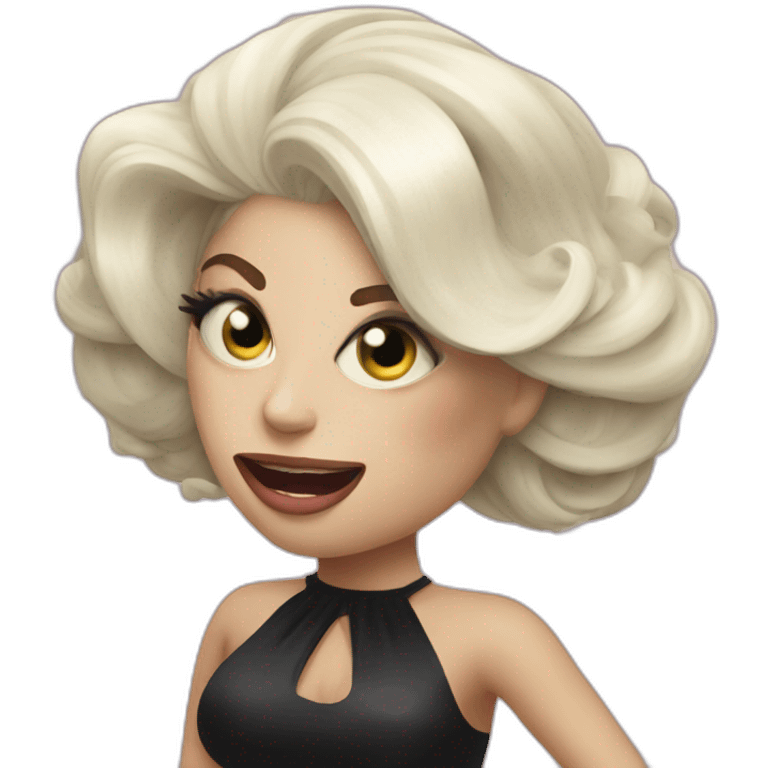 Lady gaga Monster bawll emoji