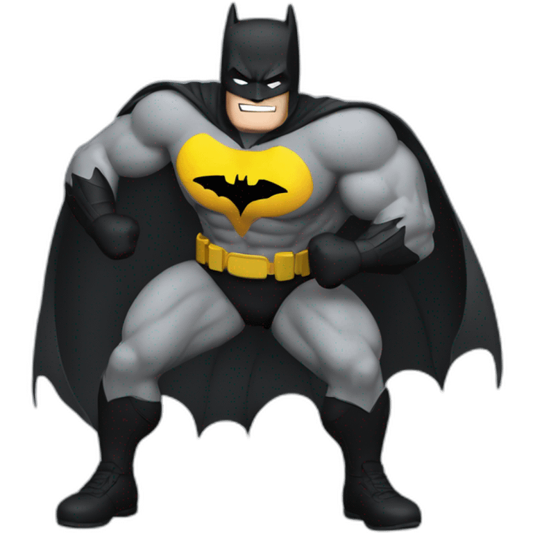 batman working out emoji